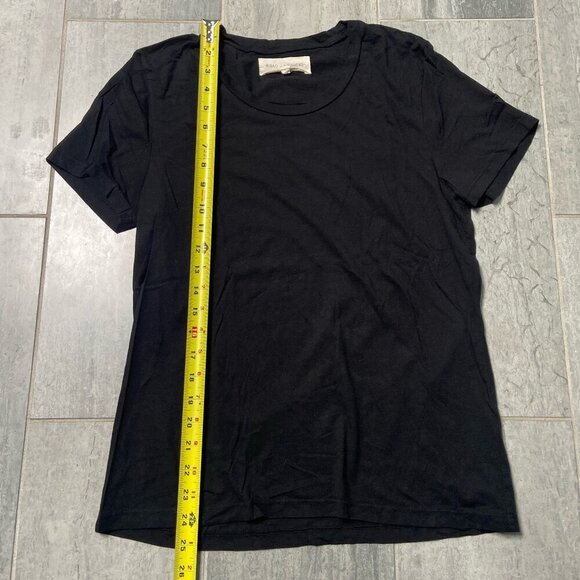 Road To Nowhere Crewneck Cotton Relaxed Fit Short Sleeve Tee Shirt Black Medium - Picture 4 of 7